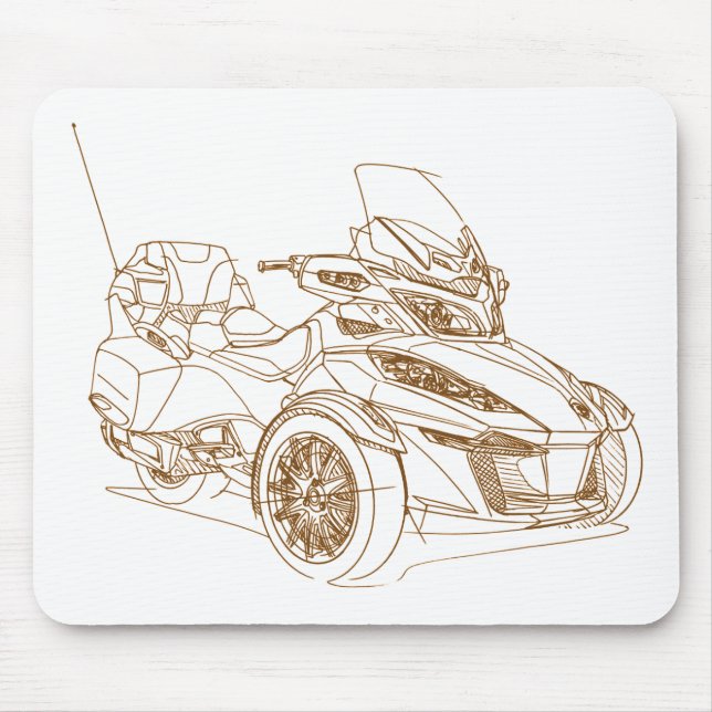 Tapis De Souris CanAm Spyder RTS 2014 (Devant)