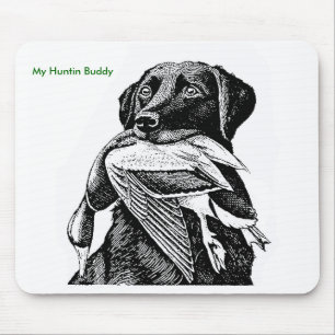 Tapis De Souris Canard chassant Labrador