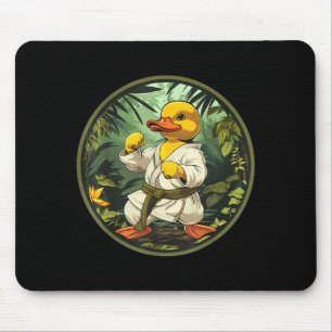 Tapis De Souris Canard en caoutchouc de taekwondo kickboxing anima