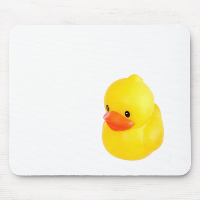 Tapis De Souris Canard en caoutchouc jaune lumineux (Devant)
