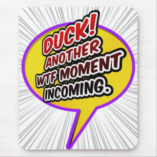 Tapis De Souris Canard WTF Mousepad