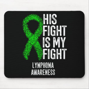Tapis De Souris Cancer du Sang Sa lutte est mon combat Lymphoma Aw