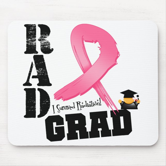 Tapis De Souris Cancer du sein Radiothérapie RAD Grad (Devant)