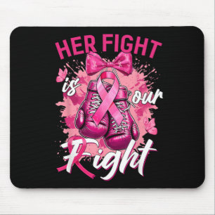 Tapis De Souris Cancer du sein Sa lutte est notre combat cancer du