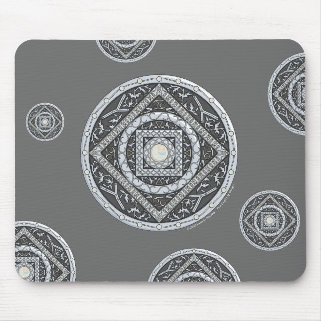 Tapis De Souris Cancer Mandala Mousepad (Devant)
