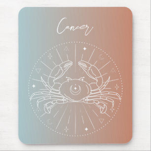 Tapis De Souris Cancer zodiaque horoscope étoile signe dégradé