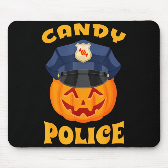 Tapis De Souris Candy Lice Halloween Party Trick Or Treat Security (Devant)