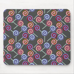 Tapis De Souris Candy pattern Lollies lollipop 27
