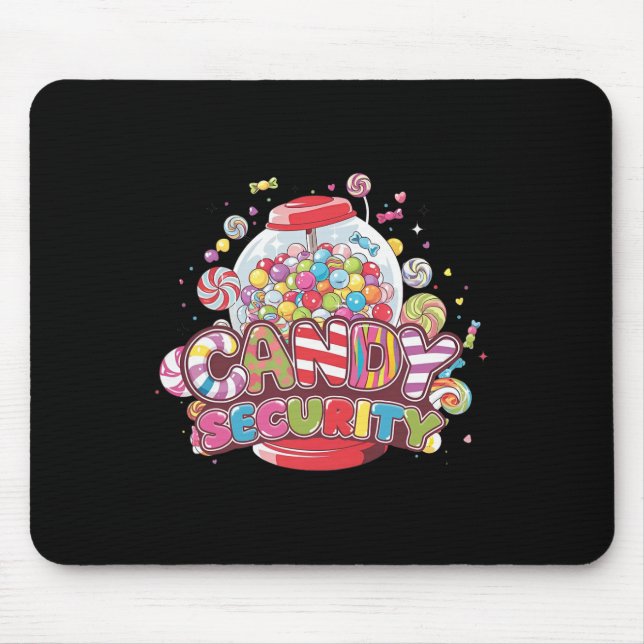 Tapis De Souris Candy Security Funny Halloween Costume garçons fil (Devant)