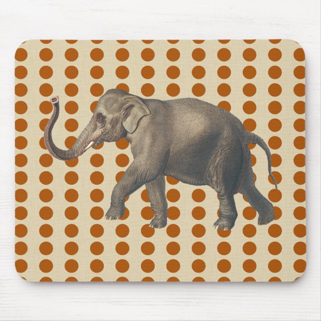 Tapis De Souris Cannelle épice Moods Doses avec éléphant (Devant)