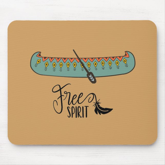 Tapis De Souris Canot Esprit Libre (Devant)