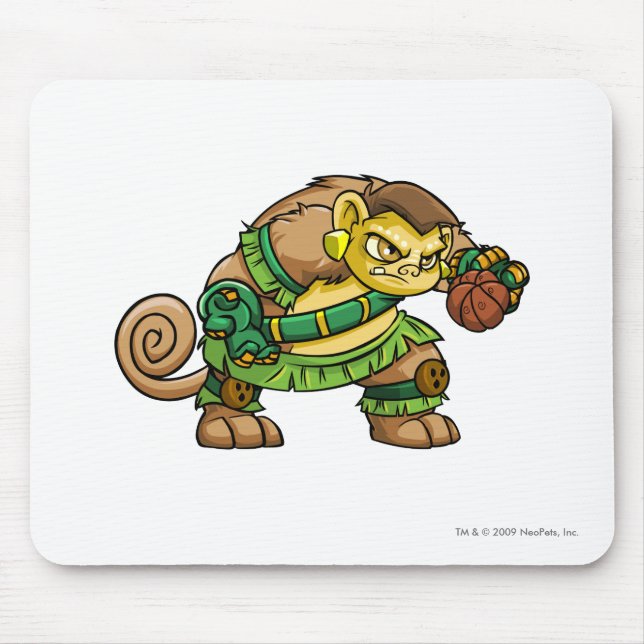 Tapis De Souris Capitaine 2 d'équipe d'île de mystère (Devant)