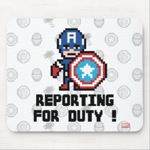 Tapis De Souris Capitaine America 8Bit - À la tâche !