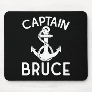 Tapis De Souris Capitaine Bruce Navire Yacht Voile Bateau Ancre 