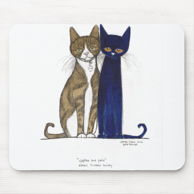 Tapis De Souris Capitaine et Peter Mousepad (Devant)