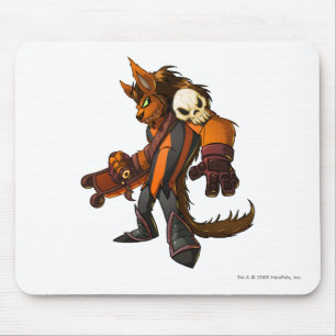 Tapis De Souris Capitaine hanté 2 d'équipe en bois