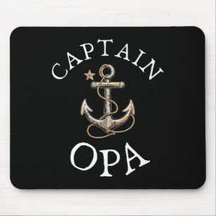 Tapis De Souris Capitaine Opa Bateau Voile Bateau Ancien Ancre Fu