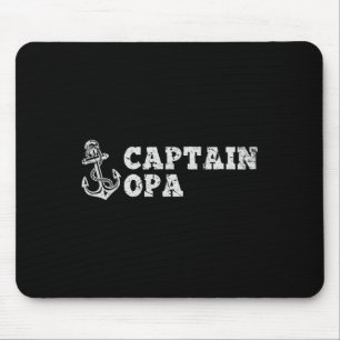 Tapis De Souris Capitaine Opa Voile Bateau Vintage Bateau Ancre Fu