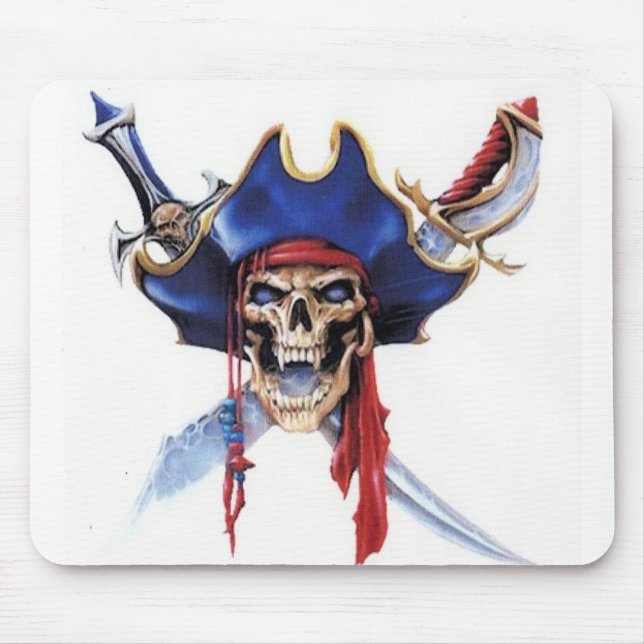 Tapis De Souris capitaine scull (Devant)