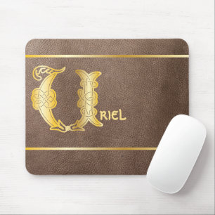 Tapis De Souris Capitale décorative du 16e siècle Celtic Knot U