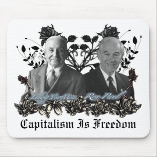 Tapis De Souris Capitalisme / Liberté (ron paul, Mises)