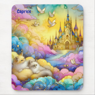 Tapis De Souris CAPRICE ~Crystal Castle Nuds Kittens ~ Mousepad