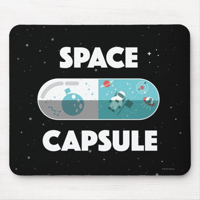 Tapis De Souris Capsule d'espace (Devant)