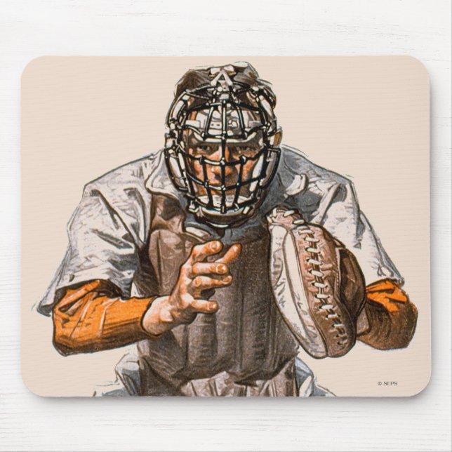 Tapis De Souris Capteur de baseball (Devant)