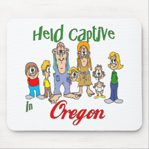 Tapis De Souris Captif tenu en Orégon