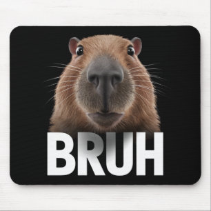 Tapis De Souris Capybara Drôle Bruh 