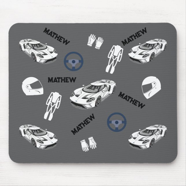 Tapis De Souris Car racing Mousepad (Devant)