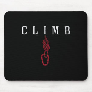 Tapis De Souris Carabiner de corde d'escalade Escalade Grimpeur Ho