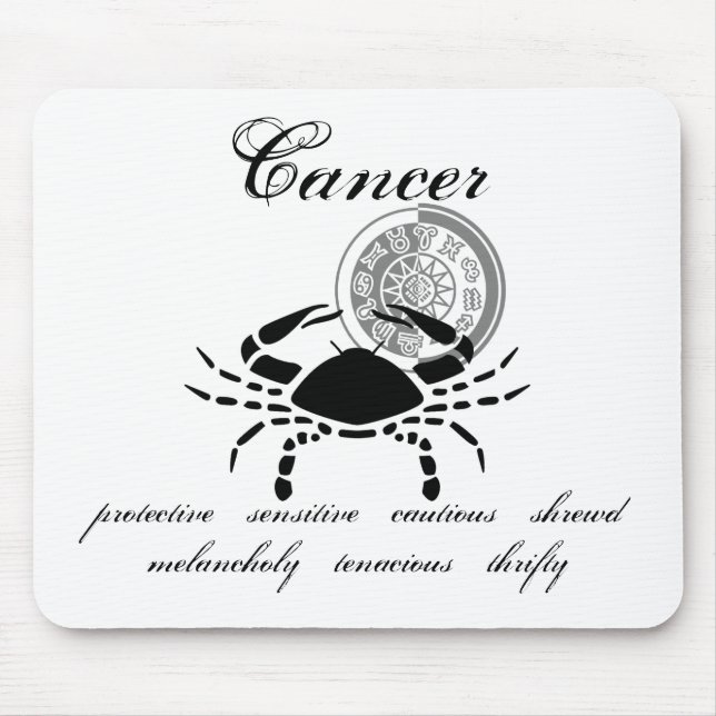 Tapis De Souris Caractéristiques personnalisables du crabe du canc (Devant)