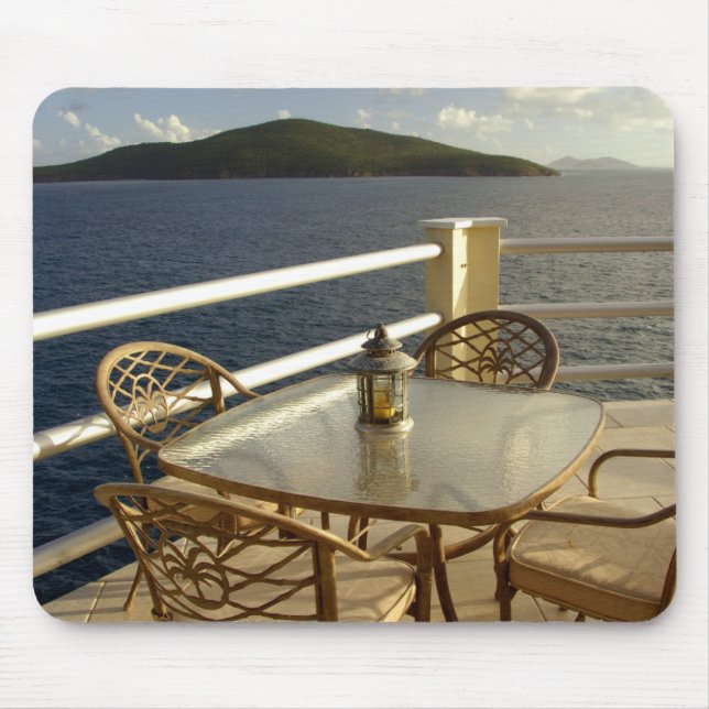 Tapis De Souris Caraïbes, Îles Vierges américaines, St. Thomas. Vu (Devant)