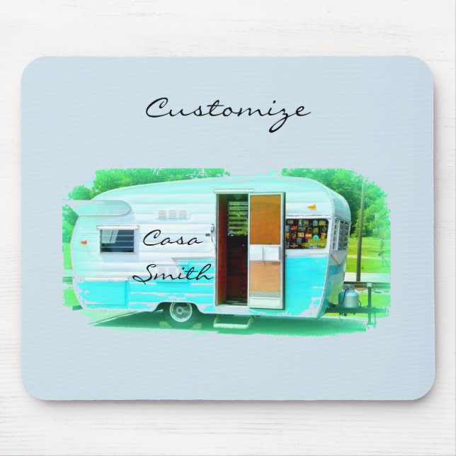 Tapis De Souris caravane vintage classique (Devant)