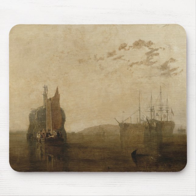 Tapis De Souris Carcasses de Joseph Mallord William Turner | sur (Devant)