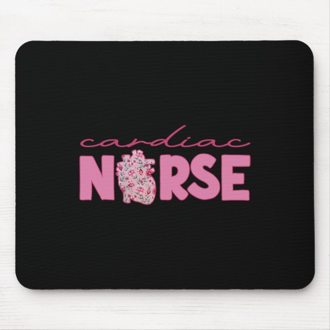 Tapis De Souris Cardiac Nurse Valentine's Day Valentine Cardiologi (Devant)
