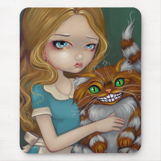 Tapis De Souris "Caresse" Mousepad de chat de Cheshire (Devant)