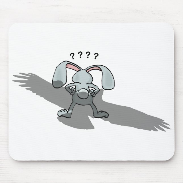 Tapis De Souris ? ? Caricature de lapin Mousepad (Devant)