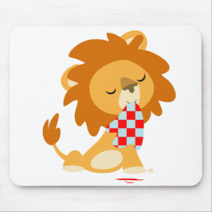 Tapis De Souris Caricature Satirique Lion mousepad