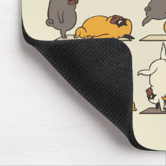 Tapis De Souris Carlin de yoga amusant | Un cadeau exceptionnel po