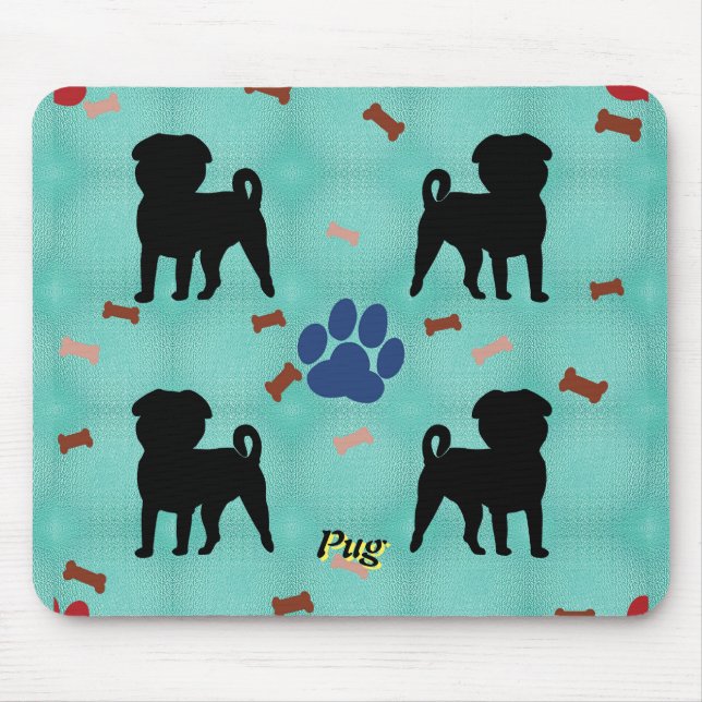 Tapis De Souris Carlin d'ombre (Devant)