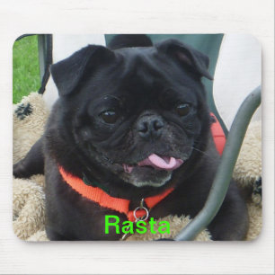 Tapis De Souris CARLIN noir de Rasta