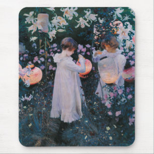 Tapis De Souris Carnation, Lily, Lily, Rose (John Singer Sargent)