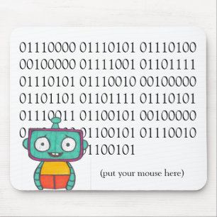 Tapis De Souris Carnet de souris Robot