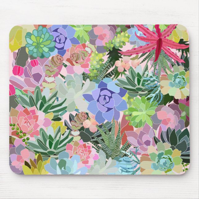 Tapis De Souris Carnet de souris Succulent (Devant)
