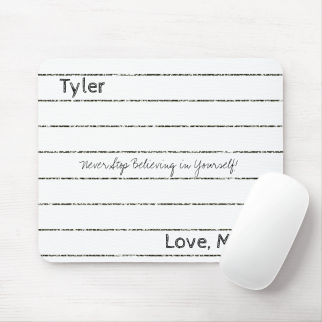 Tapis De Souris Carnet, N'Arrêtez Jamais Croyevin Mouse Pad! Tapis (Avec souris)