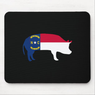 Tapis De Souris Caroline du Nord Bbq Pork Byrbecue Capitol Funny
