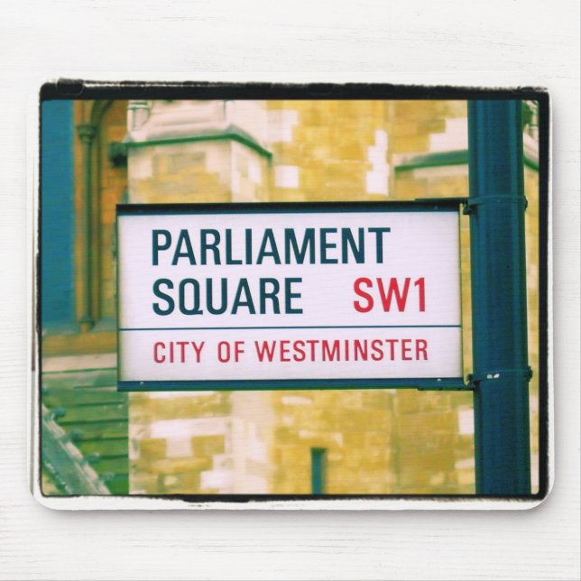 Tapis De Souris Carré du Parlement - Westminster - Londres - Mouse (Devant)