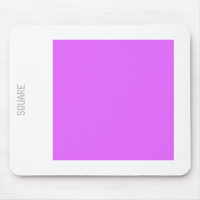 Tapis De Souris Carré - Lt violet et blanc (Devant)